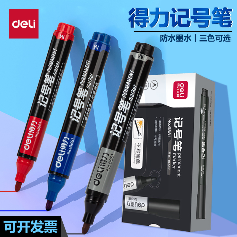La tinta de gran capacidad de la marca de aceite de la fuerza de la tinta de la cabeza gruesa de la línea de la cabeza grande de la cabeza