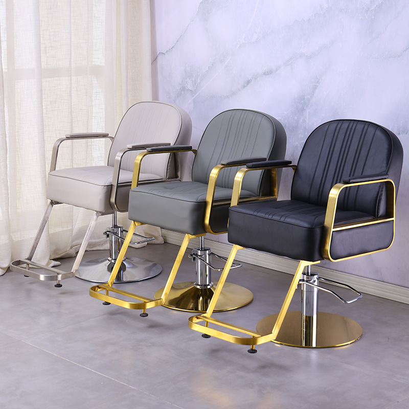 Silla de peluquería silla de peluquería silla de salón de peluquería silla de peluquería transfronteriza simple silla de elevación giratoria moderna silla de peluquería
