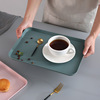Tip home snack snacks, kitchen chopsticks, tray, northern European solid rectangular water fruit disk