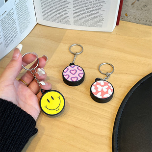 Smiley Face Heart Butterfly Suitable for Apple Airtag Tracker Silicone Shell Portable Pendant Personalized Key Car Bag