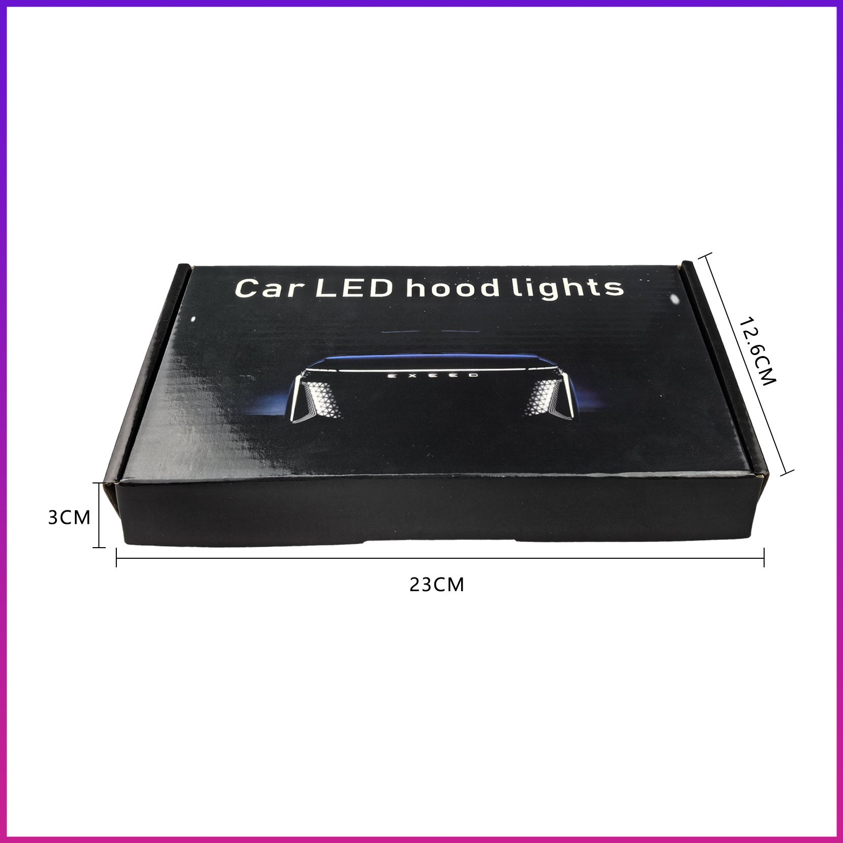 Cross-Border Car Headlight Silicone Led Headlight through Light Running Streamer Steering Function Daytime Running Light