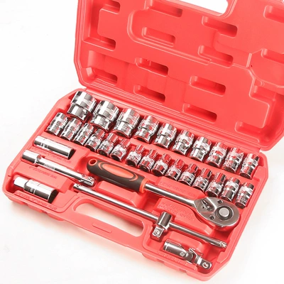Mühərrik tənzimləmə alətləri – Manual Socket Wrench 32-Piece