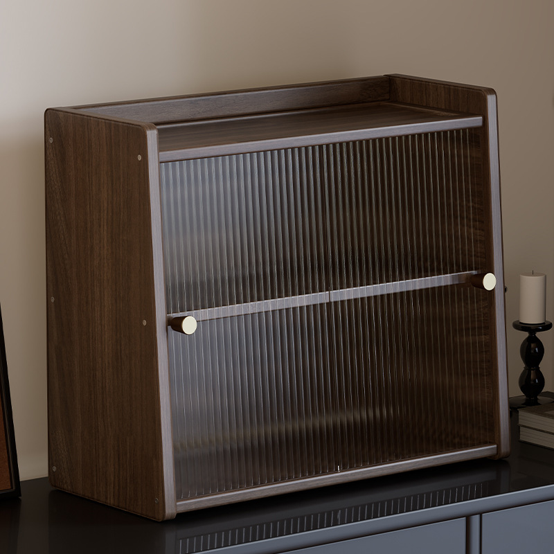 Cup Holder Cup Storage Rack Wine Cabinet Walnut Desktop Water Cup Holder Small Storage Box Kitchen Cabinet Drawer Cabinet Kitchen Cupboard