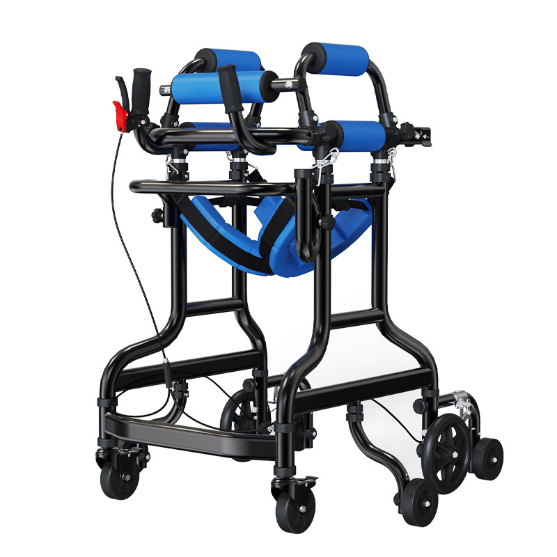 Walking Wheel para adultos Hemiplegia anciano asistente de caminar Equipo de entrenamiento de rehabilitación para caminar andador postoperatorio