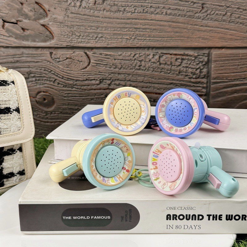 4가지 색상의 카툰 트럼펫 가방 [색상 랜덤 배송]