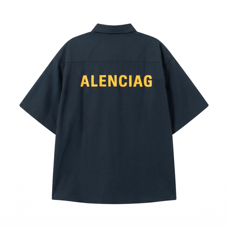 【Multiple Style Collection】In-Stock 26Ss High-End Bl Brand Letter Print Logo Casual Short-Sleeve Shirt 【Multiple Style Collection】In-Stock 26Ss High-End Bl Brand Letter Print Logo Casual Short-Sleeve Shirt