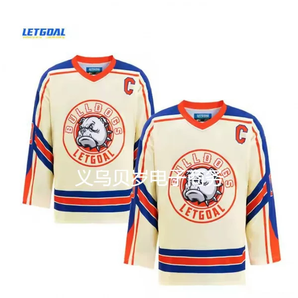 Sublimation Ice Hockey Uniforms Print Your Name Number Men Women T-Shirt Ice Hockey Jerseys Game Training Jerseys