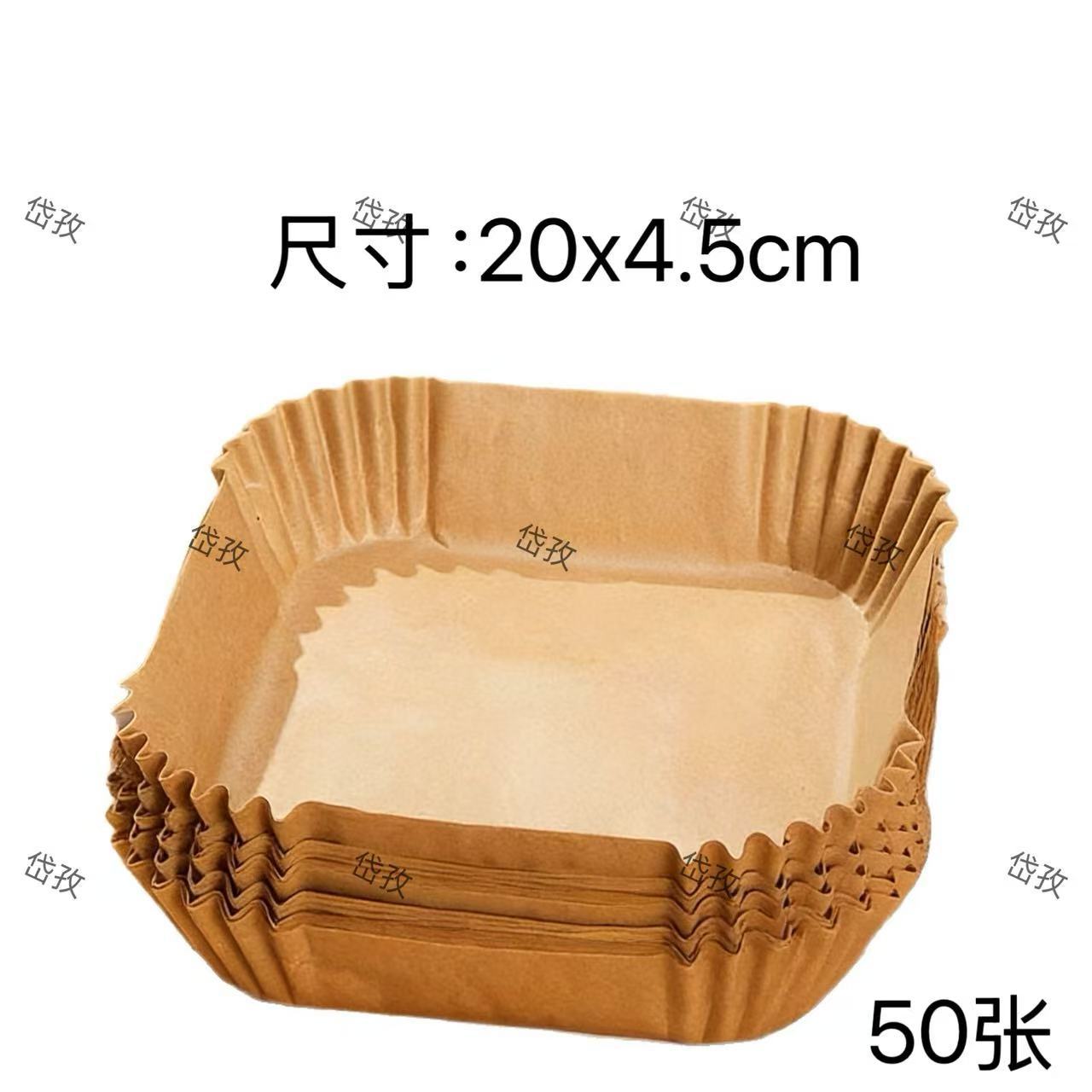 Papel especial para freidora de aire Papel de silicona Papel de absorción de aceite Papel de estaño Alimentos para el hogar Papel de horno de parrilla redondo