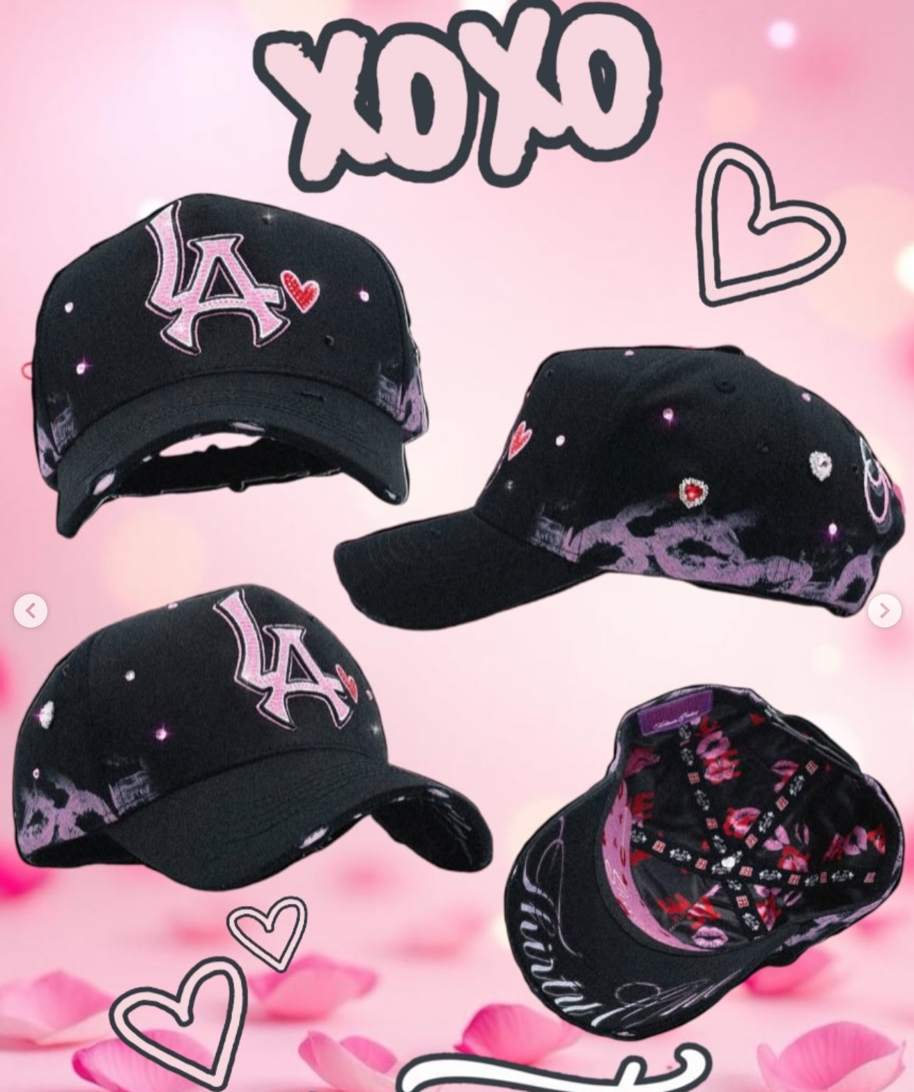 Nuevo Meike Duo Dandy bordado ajustable gorra de boca de pato borde curvo gorra de béisbol con diamantes barba tío