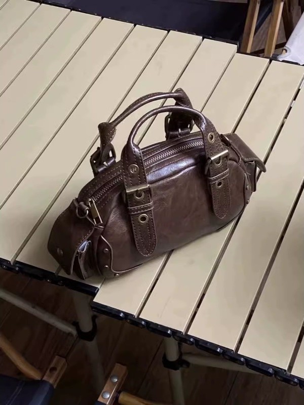 Niche Design Retro Luxury Multi-Pocket Handbag For Women, New Trendy Fashion Leather Shoulder And Crossbody Bag - Thumbnail 3