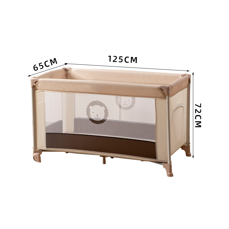 Transfronterizo cuna portátil plegable recién nacido cama de bebé extraíble cama de juego con mosquitera
