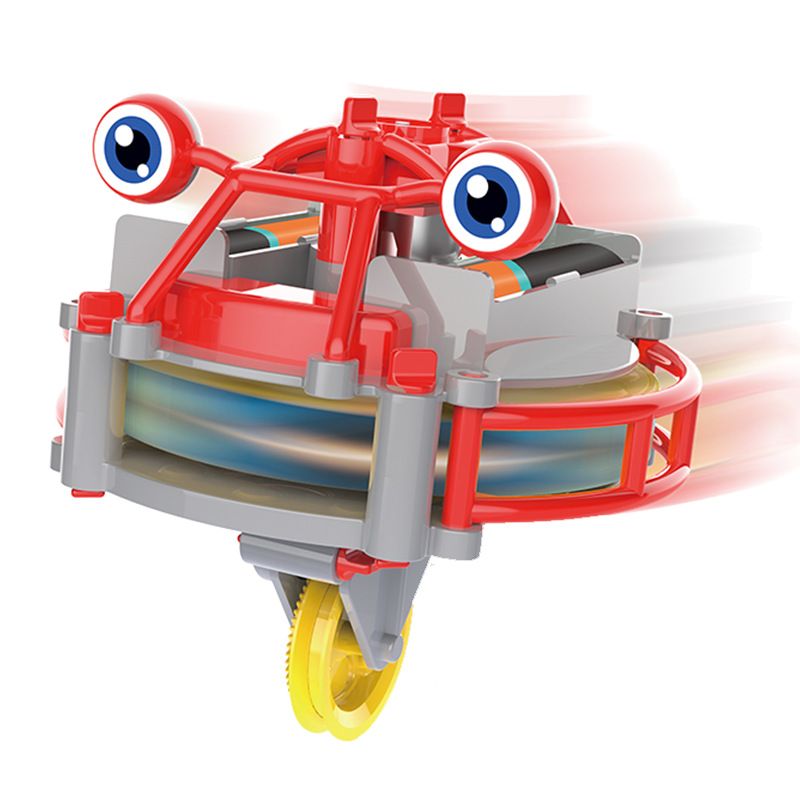Negro tecnología tumbler unicycle alambre de acero walking robot monociclo novela interesante puesto giroscopio juguete eléctrico