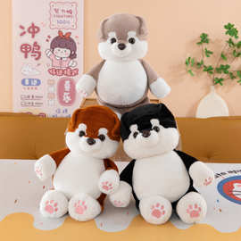 跑跑阿拉斯加玩偶跑跑小狗公仔哈士奇小狗毛绒玩具女生生日礼物