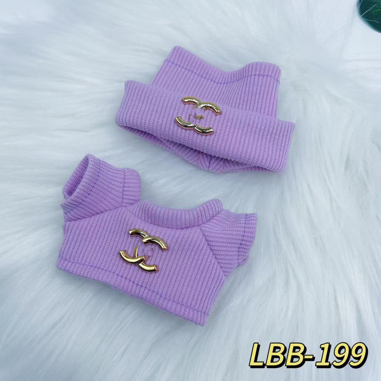 Ropa de limpieza Natasha Labubu ropa colgantes de ropa de muñeca de ropa de muñeca de alegría set de tendencia grande