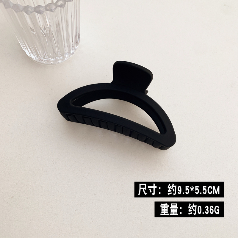 Clip de pelo negro alta Cola de Caballo fijo artefacto horquilla estilo coreano Cabeza trasera horquilla clip de tiburón clip de tamaño pequeño al por mayor