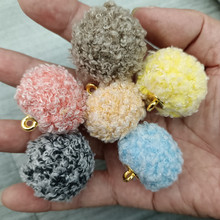 30mm���ԟ��u�pɫ��ë����ë�� DIY�ֹ�����ɢ����h����Ʒ���