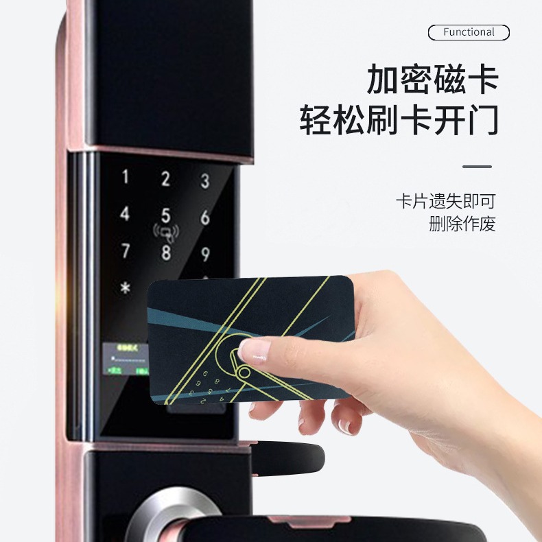Cerradura de huellas dactilares de pintura impermeable cerradura de puerta antideslizante doméstica cerradura de contraseña automática universal cerradura inteligente cerradura de puerta