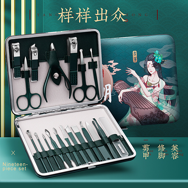 Nailcutter Set Pedicor Set Regalo de apertura Amazon Acero inoxidable Nailcutter Set Piel muerta