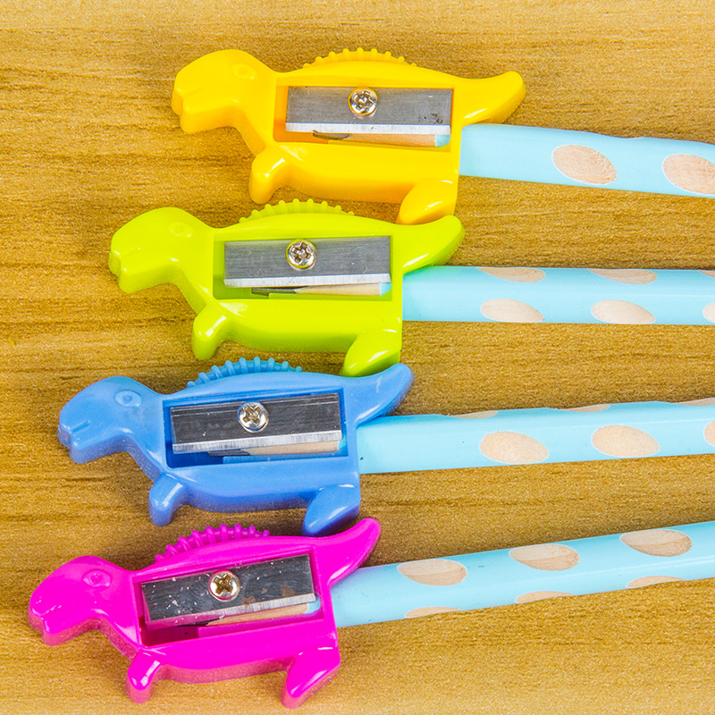 PS1049 regalo creativo papelería dinosaurio de la historieta sacapuntas Sacapuntas de lápiz de mariposa material escolar estudiante sacapuntas