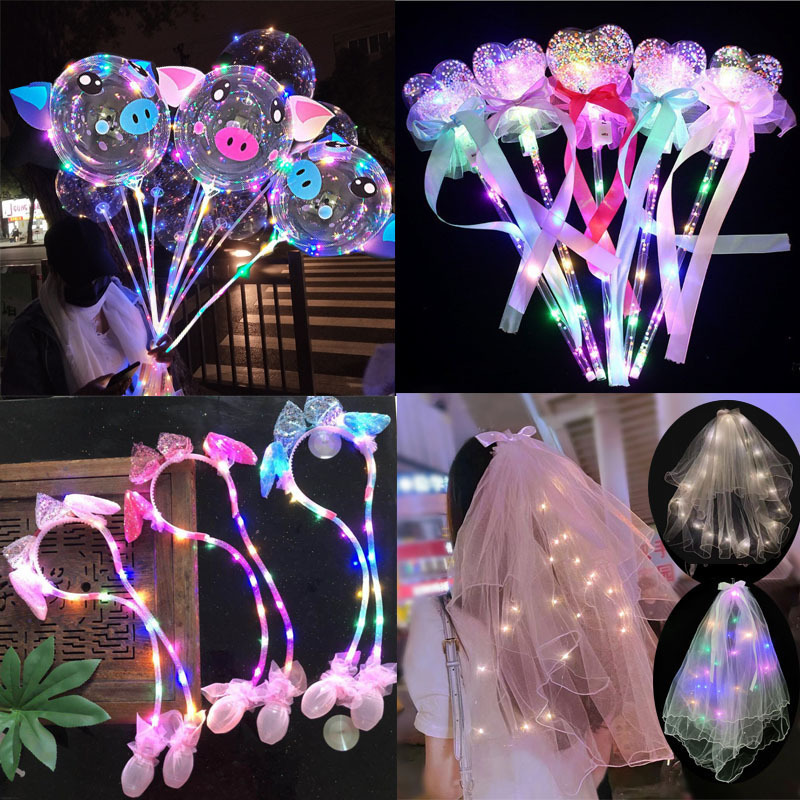 Luminous push drainage toy star wand magic wand stall luminous toy wholesale Square night market stall supply