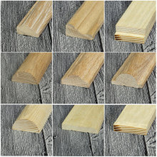 实木线条原木阴角线白蜡木线条装饰木条边框半圆线条顶角线美边线