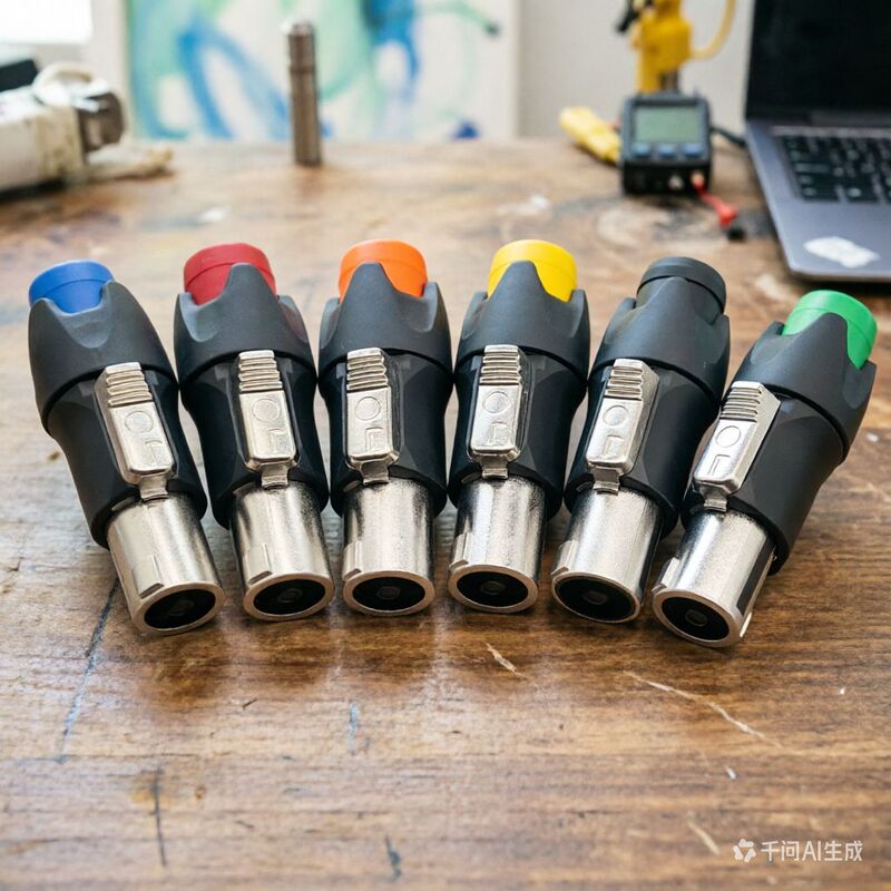 Metal Four-Core Nl4Fc Xlr Connector, Professional Speaker Plug, Audio Speaker Cable, Power Amplifier Xlr Metal Four-Core Nl4Fc Xlr Connector, Professional Speaker Plug, Audio Speaker Cable, Power Amplifier Xlr