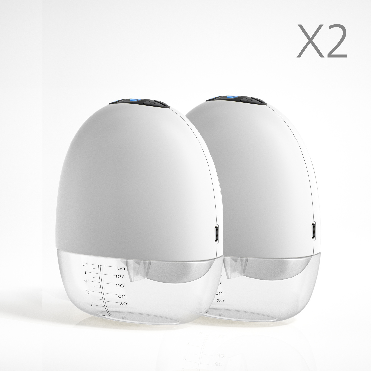 DEAREVERY portátil de masaje de la bomba de mama automática de mano libre invisible integrado inalámbrico de gran succión portátil