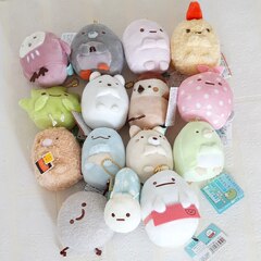 隅の小動物の小さい生物の手のひらのぬいぐるみの置物のペンダント