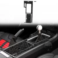 Для Ford 09-13 Mustang мраморный черный интерьер модифицированный киоск стакан воды для хранения коробки панели украшения