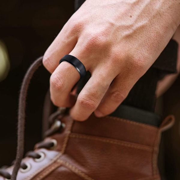 matte ring stainless steel