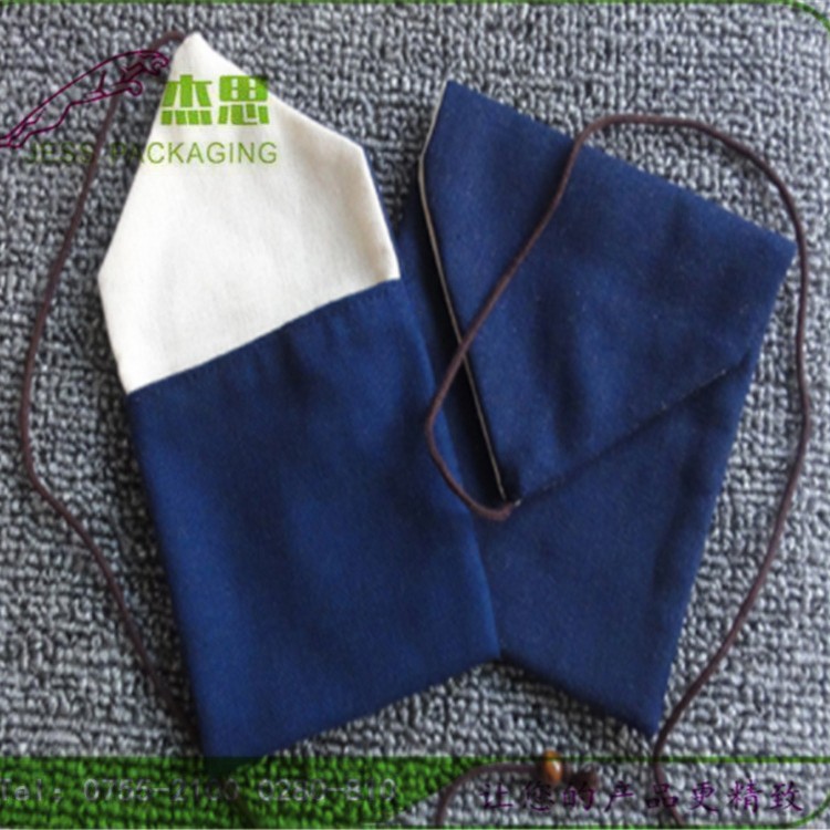 设计新款棉布文玩珠宝佛珠手镯玉雕翡翠玉器手串石雕 捆绑式收纳