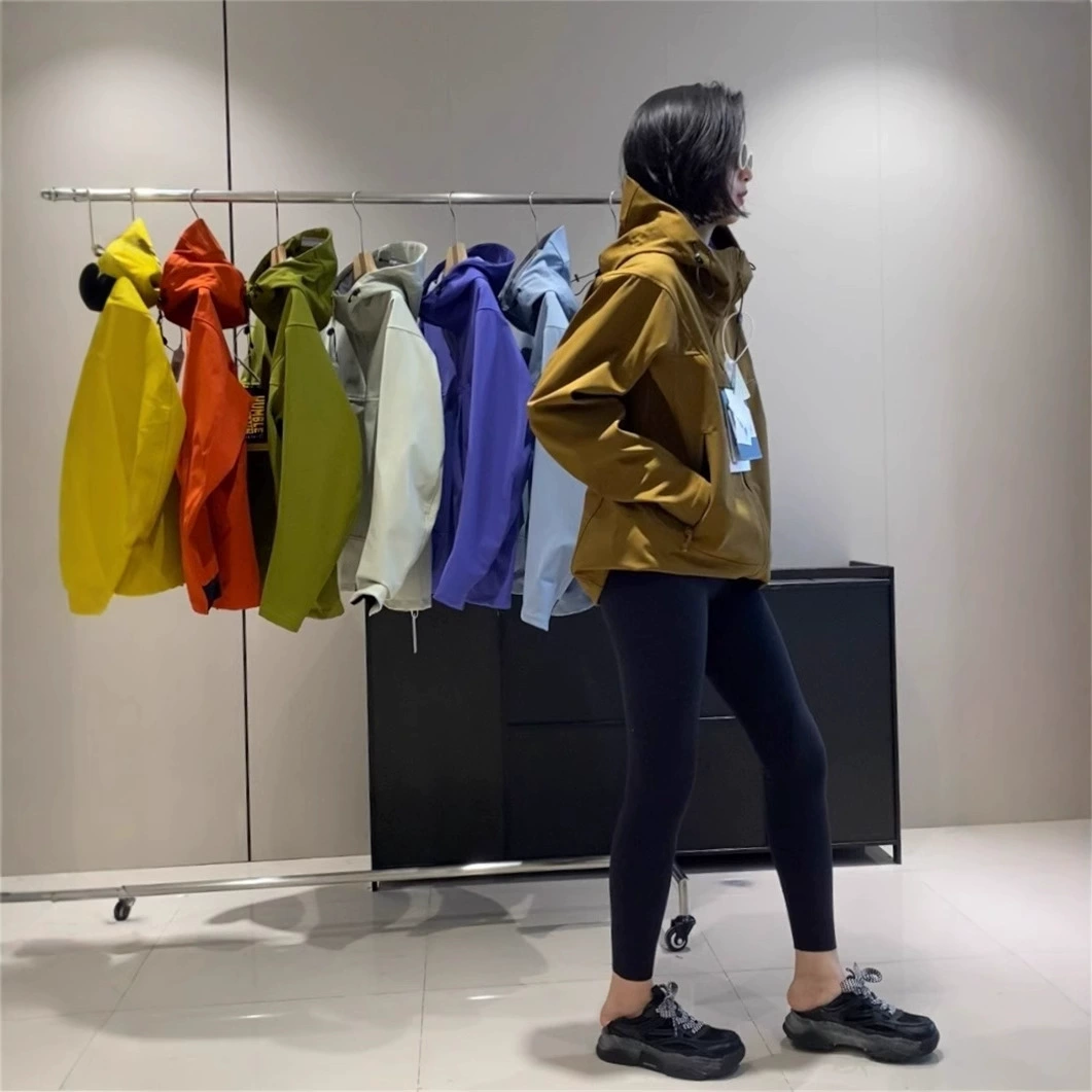 Тефлон три анти-черные технологии! Пара ветрозащитная водонепроницаемая наружная куртка с капюшоном