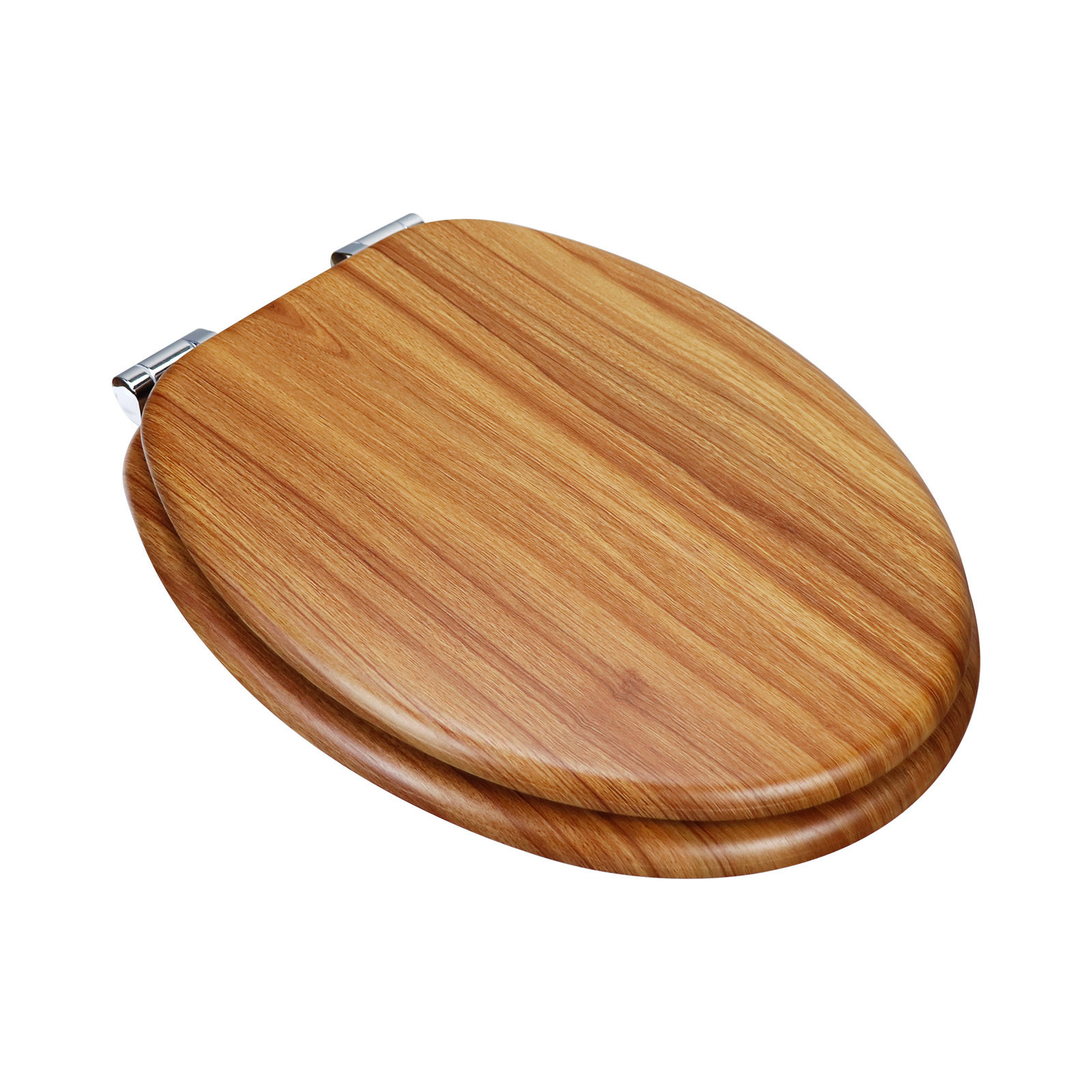 Fábrica directa placa de densidad de madera MDF cubierta de inodoro pvc placa impresa patrón de madera caída lenta image 4