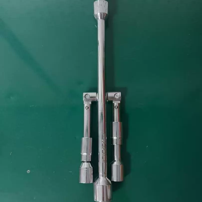 折叠十字架扳手 十字套筒扳手 便携拆卸 精工扳手 汽车修理工具