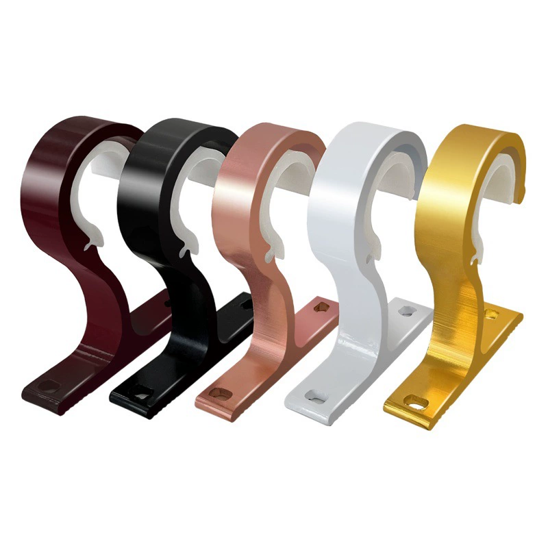 Кронштейн кронштейн для штор толстый алюминиевый сплав один кронштейн верхняя боковая установка римский кронштейн универсальный штор аксессуары