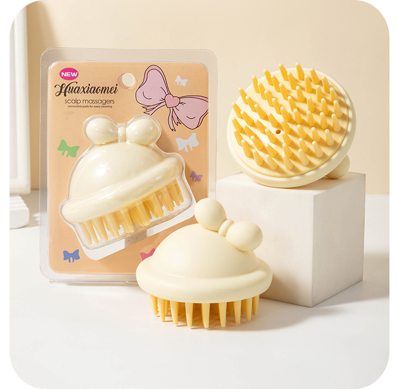 110g Weight shampoo brush Storage & Cleaning 1 Piece Quantity PP, TPR Material Solid Color Pattern Casual, Elegant, Simple Style Style Casual Elegant Simple Style Solid Color PP TPR Shampoo Brush 5