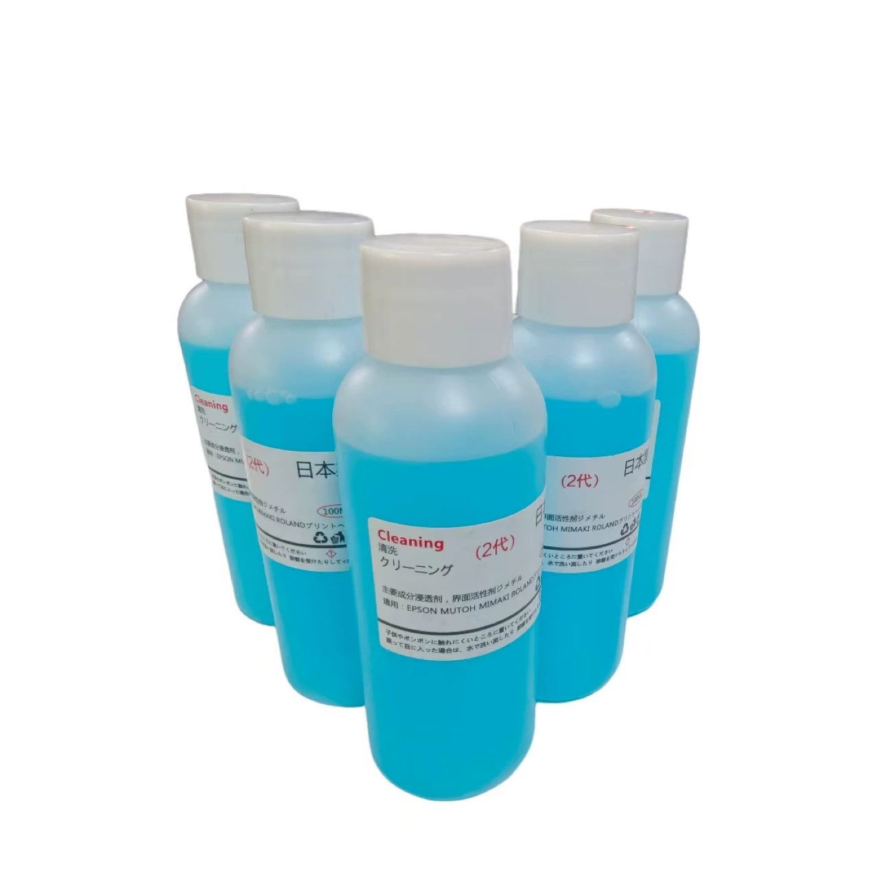 Мощная синяя чистящая жидкость для сопла принтера, подходящая для сопла xp600 i3200 4720, небольшая синяя бутылочка, разблокирующая жидкость