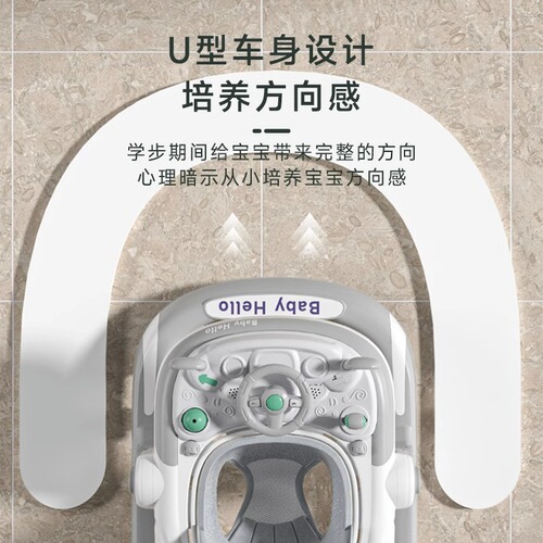 Step-by-step baby push side-flip new integrated boy stroller three-in-one three-in-one leg one-hand sit anti-stepping car