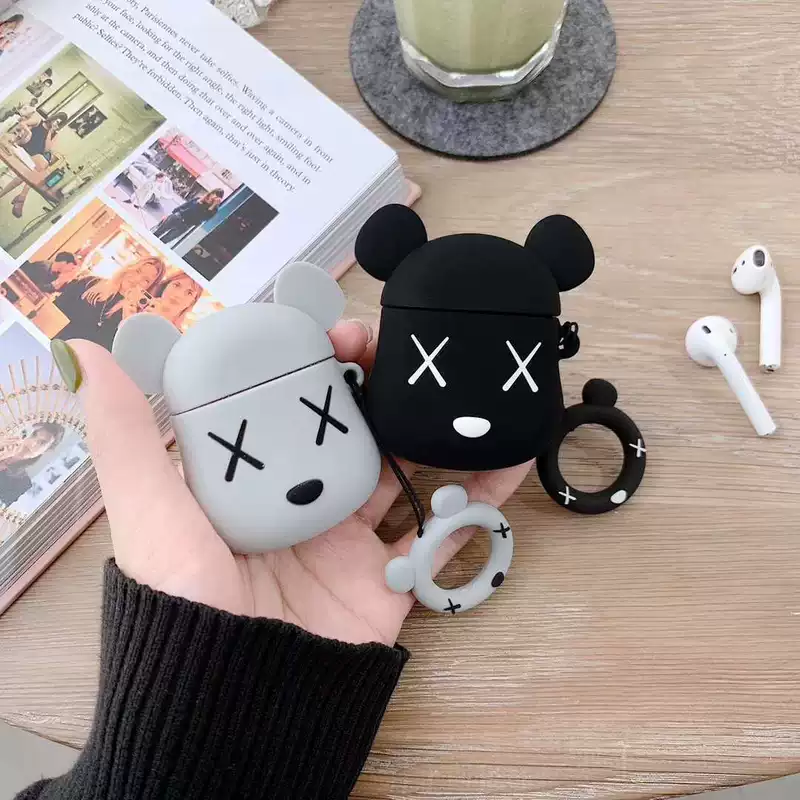 Совместимые силиконовые защитные наушники Cartoon, bluetooth, 2/, 3/, pro2