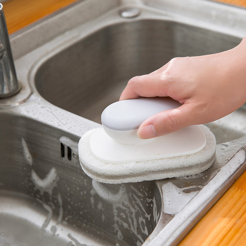 Cleaning brush, bathtub brush, tile brush, kitchen stove brush, pot scrubber, dishwashing pool sponge wipe