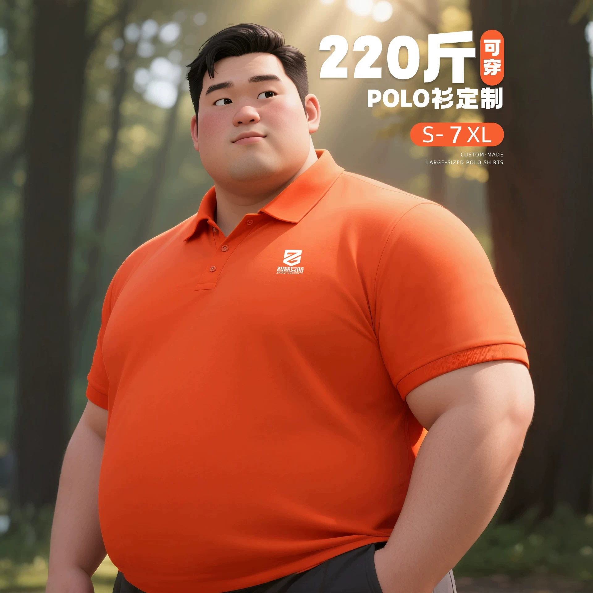 特大码企业高端polo衫定制工作服夏季加肥加大T恤220斤短袖工装男