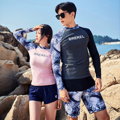 Lovers' diving suits, women's long-sleeved snorkeling suits, men's long-sleeved split jellyfish suits, quick-drying sports swimming suits, direct from the manufacturer