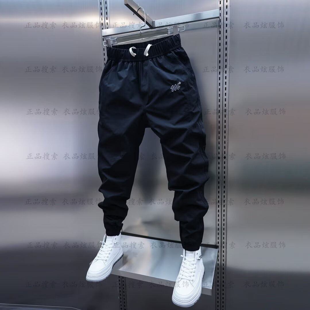 Autumn New Casual Pants Men's Foot-binding Sports Foot Pants Youth Fashion All-match Sweatpants Men's Pants Loosening