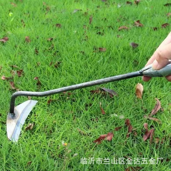 厂家货源月牙锄锋利月牙铁锄头小锄头种菜除草 园林锄园艺工具