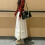 大码秋季蕾丝高腰半身裙