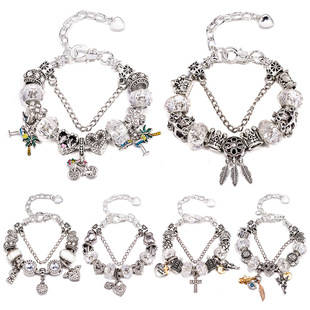 Alloy Thai Silver Style Children's Jewelry with Adjustable Size Lobster Clasp Factory Direct Sales Support Wholesale Mixed Batch
