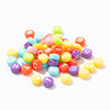 Acrylic Drip oil letter beads color transparent single beads loose bead signature bead DIY accessories puzzle English beads