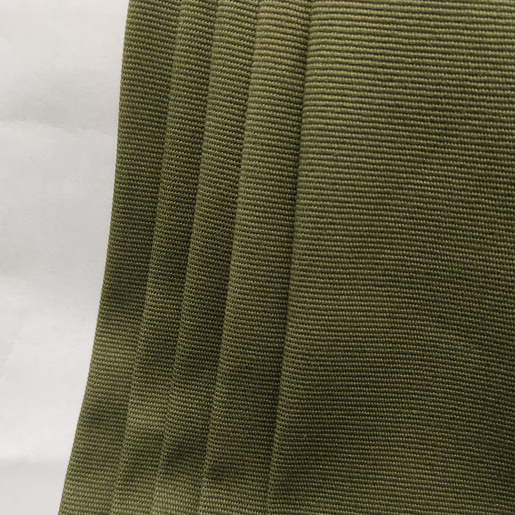 Fábrica directa de color sólido 260gsm algodón tela de prenda de tela de spandex