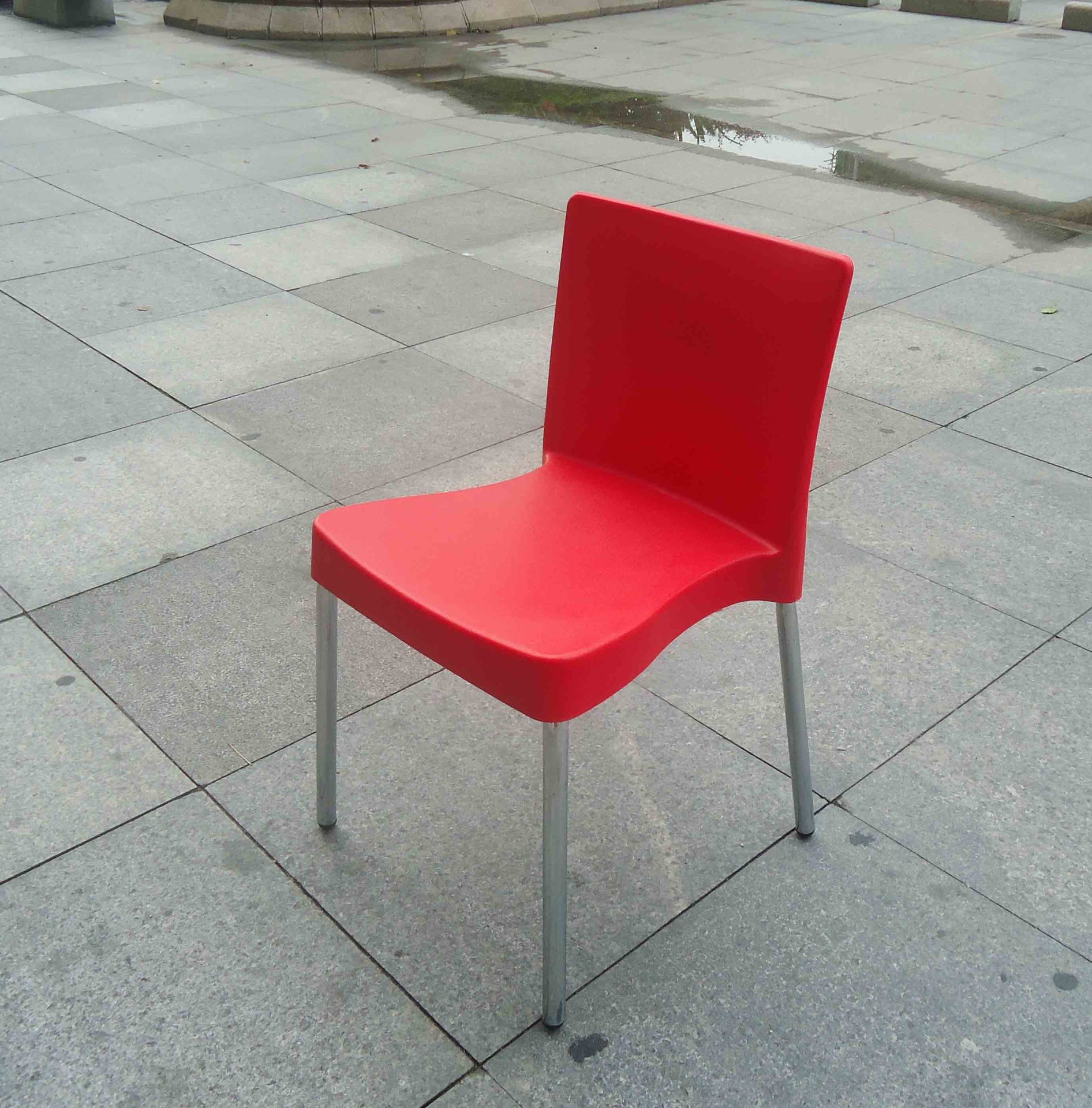 Modern minimalist Plastic Leisure chair Plastic Dining chair Plastic Canteen Chair Exit Dessert
