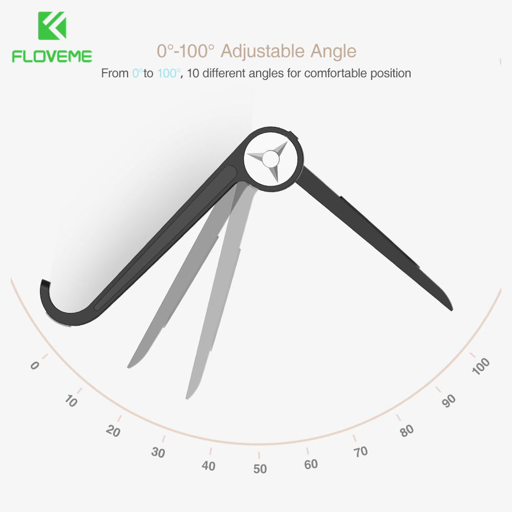 Nuovo supporto per telefono pieghevole con desktop abbassabile elevabile regolabile, tablet piccolo e portatile, scalabile, universale per_voghion.com
